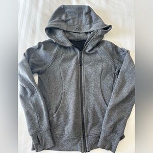 Lululemon Gray Zip-Up Hoodie